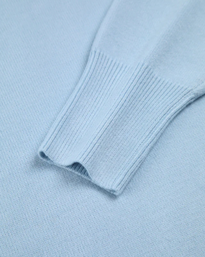 Oversized Ribbed Turtleneck Knit Jumper