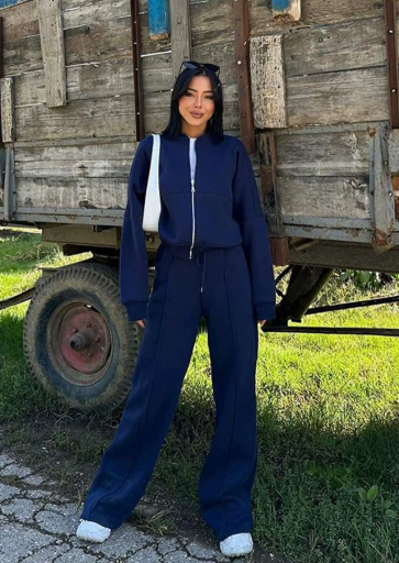 Luna’s Urban Grace Drawstring Wide-Leg Set