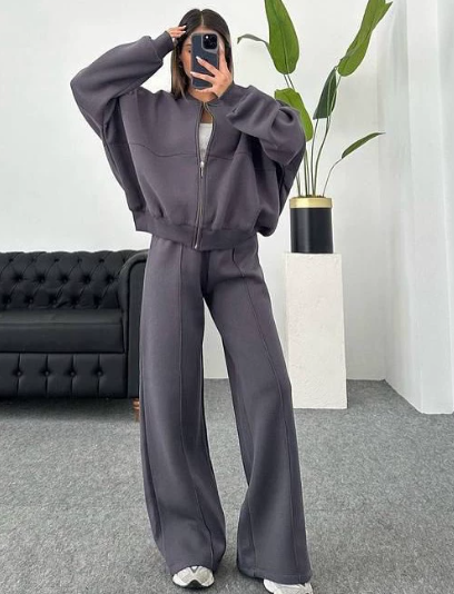 Luna’s Urban Grace Drawstring Wide-Leg Set
