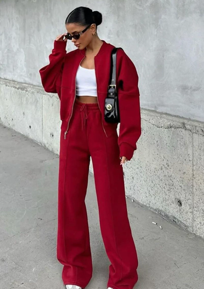 Luna’s Urban Grace Drawstring Wide-Leg Set
