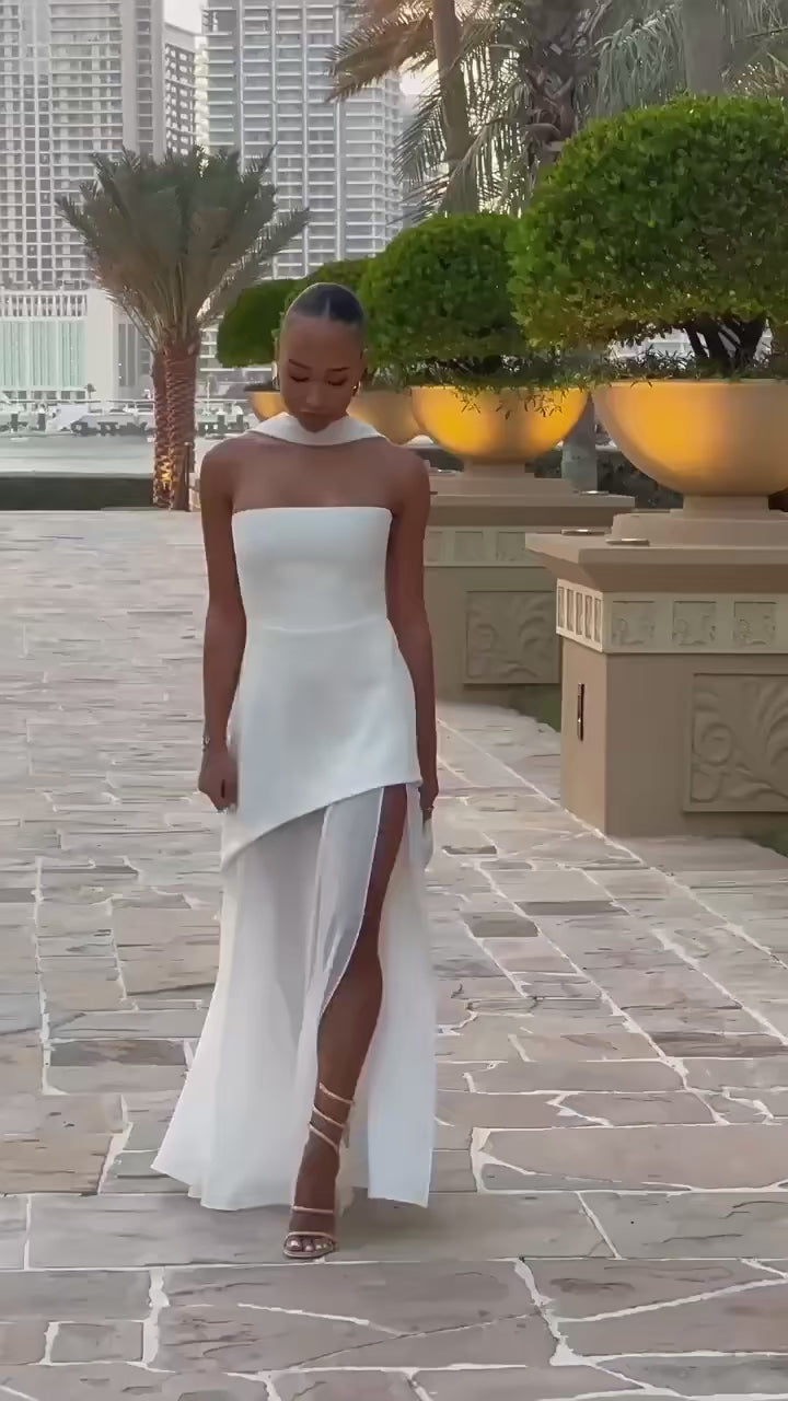 Luna's Enchanted Motion High-Slit Maxi Dress – Luna Mae