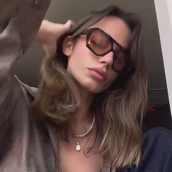 Luna’s Bold Geometric Sunglasses